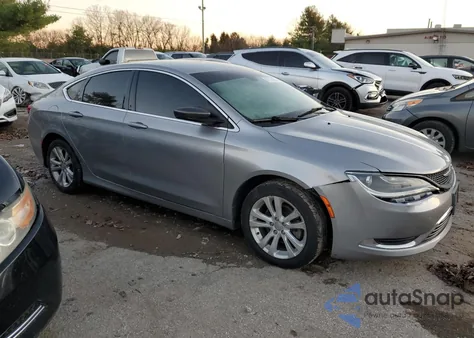 2015 Chrysler 200 Limited from USA, damaged, VIN 1C3CCCAB0FN734322